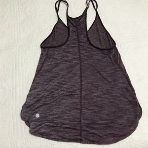 Lululemon athletic tank top. Burgundy color
